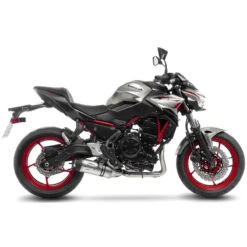 LeoVince 14379EN LV One Evo Full Exhaust, Stainless For Kawasaki 650 Models '17- -Arrow Shop leovince 14379en lv one evo full exhaust stainless image8