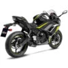 LeoVince 14380EN LV One Evo Full Exhaust, Carbon For Kawasaki 650 Models '17-