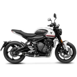 LeoVince 14385EB LV One Evo Slip-on Exhaust, Black For Triumph Tiger Sport / Trident 660 -Arrow Shop leovince 14385eb lv one evo slip on exhaust image3