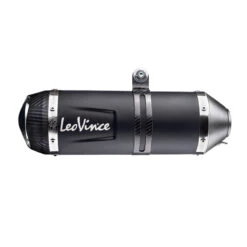 LeoVince 14385EB LV One Evo Slip-on Exhaust, Black For Triumph Tiger Sport / Trident 660 -Arrow Shop leovince 14385eb lv one evo slip on exhaust image8