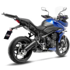 LeoVince 14386E LV One Evo Slip-on Exhaust, Carbon For Triumph Tiger Sport / Trident 660 -Arrow Shop leovince 14386e lv one evo slip on exhaust image4
