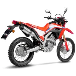 LeoVince 14400E LV One Evo Slip-on Exhaust, Stainless For Honda CRF300L/Rally '21-