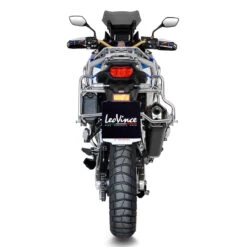 LeoVince 15302B LV-12 Black Slip-on Exhaust For Honda Africa Twin (2020-) -Arrow Shop leovince 15302b lv 12 black slip on exhaust image3