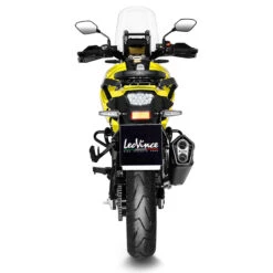LeoVince 15303B LV-12 Black Slip-on Exhaust For Suzuki V-Strom 1050 ABS/XT (2020-) -Arrow Shop leovince 15303b lv 12 black slip on exhaust image3