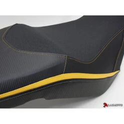 Luimoto 4211101 Styleline Rider Seat Cover For Suzuki V-Strom 650 (2017-) -Arrow Shop luimoto 4211101 styleline rider seat cover image4