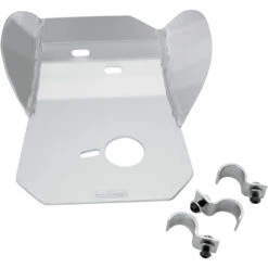 Moose Racing M228 Aluminum Skid Plate, Silver For Kawasaki KX250 (1994-2004)