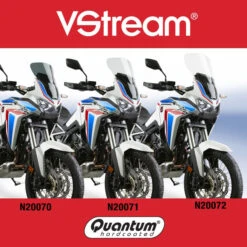 National Cycle N20072 VStream Short Windscreen, Clear For CRF1100A Africa Twin '20- -Arrow Shop national cycle n20070 vstream short windscreen image3 2