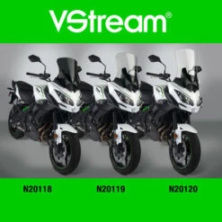 National Cycle N20120 VStream Touring Windscreen For Kawasaki KLE650/1000 Versys '17-'21 -Arrow Shop national cycle n20120 vstream touring windscreen image4