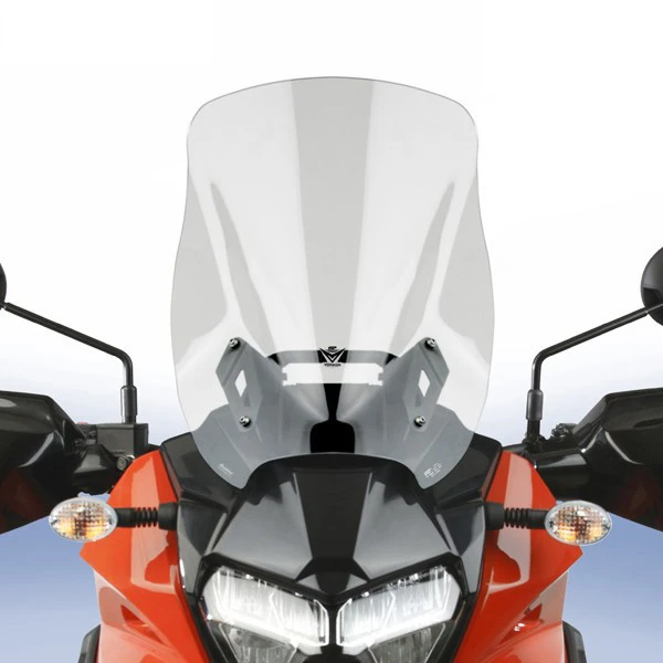 National Cycle N20140 VStream Mid Windscreen, Light Gray For Kawasaki KLR650 '21- 4 National Cycle N20140 VStream Mid Windscreen, Light Gray For Kawasaki KLR650 '21- - Image 4