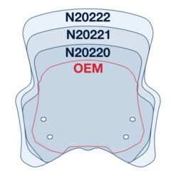 National Cycle N20222 VStream Windshield For Suzuki DL650 V-Strom (2017-) -Arrow Shop national cycle n20222 vstream windshield image5