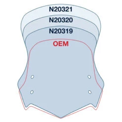 National Cycle N20320 VStream Sport/Tour Windshield For Yamaha XT1200 (2010-current) -Arrow Shop national cycle n20320 vstream dual windshield image4