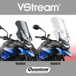 National Cycle N20610 VStream Mid Windscreen, Clear For Triumph Tiger 850/900 -Arrow Shop national cycle n20609 vstream low windscreen image4 1