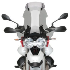Puig 21442W Touring Windshield With Visor For Moto Guzzi V85 TT (2021-) -Arrow Shop puig 21442w touring windshield with visor image3
