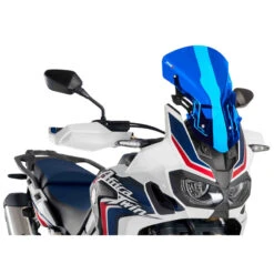 Puig 9155W Adjustable Sport Windshield For Honda CRF1000L Africa Twin '16-'19 -Arrow Shop puig 9155w adjustable sport windshield image5