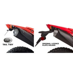 R&G LP0304BK Tail Tidy, Black For Honda CRF300L (2021-) -Arrow Shop rg lp0304bk tail tidy black image3
