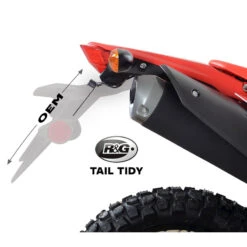 R&G LP0304BK Tail Tidy, Black For Honda CRF300L (2021-) -Arrow Shop rg lp0304bk tail tidy black image4