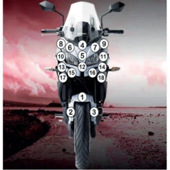 R&G SCPKAW009 Paint Protection Film For Kawasaki Versys 650 (2015-2017) -Arrow Shop rg racing scpkaw009 paint protection film image5