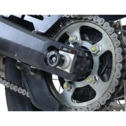 R&G SS0045BK Rear Axle Sliders For Honda Africa Twin CRF1000L (2016-2019) -Arrow Shop rg ss0045bk rear axle sliders honda crf1000l image5