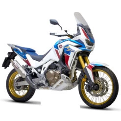 SC-Project H36-101T Rally Raid Slip-on Exhaust For Honda CRF1000L Africa Twin '20- -Arrow Shop sc porject h36 101t rally raid slip on exhaust image3