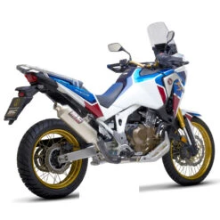 SC-Project H36-101T Rally Raid Slip-on Exhaust For Honda CRF1000L Africa Twin '20- -Arrow Shop sc porject h36 101t rally raid slip on exhaust image4