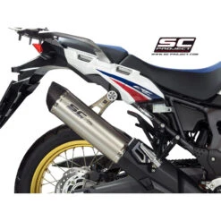 SC-Project H16-02T Oval Exhaust For Honda CRF1000L Africa Twin (2016-) -Arrow Shop sc project h16 02t oval exhaust image5