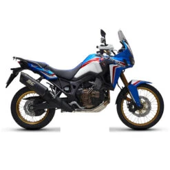 SC-Project H16-85MB Adventure Slip-on Exhaust, Black Titanium For Honda CRF1000L '16-'19 -Arrow Shop sc project h16 85mb adventure slip on exhaust image3