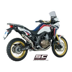 SC-Project H16-TC65T GP65 Exhaust For Honda CRF1000L Africa Twin (2016-2019) -Arrow Shop sc project h16 tc65t gp65 exhaust image3