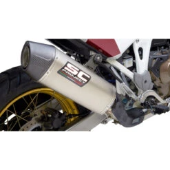 SC-Project H36-122T X-plorer II Slip-on Exhaust For Honda CRF1100L Africa Twin '20- -Arrow Shop sc project h36 122t x plorer ii slip on exhaust image3