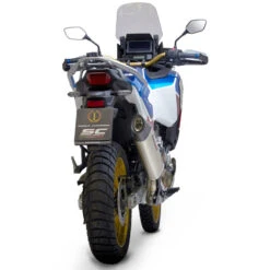 SC-Project H36-122T X-plorer II Slip-on Exhaust For Honda CRF1100L Africa Twin '20- -Arrow Shop sc project h36 122t x plorer ii slip on exhaust image6