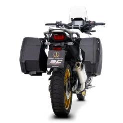 SC-Project H48-100T Rally Raid Slip-On Exhaust For Honda XL750 Transalp (2023-) -Arrow Shop sc project h48 100t rally raid slip on exhaust image7