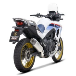 SC-Project H48-121T X-Plorer II Slip-On Exhaust For Honda XL750 Transalp (2023-) -Arrow Shop sc project h48 121t x plorer ii slip on exhaust image5