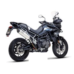 SC-Project T27-02T Oval Slip-on Exhaust, Titanium For Triumph Tiger 900 '20- -Arrow Shop sc project t27 02t oval slip on exhaust titanium image3