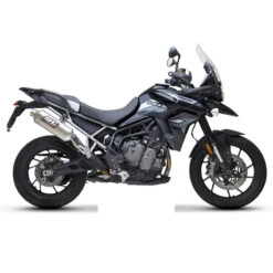 SC-Project T27-100T Rally Raid Slip-on Exhaust, Titanium For Triumph Tiger 900 '20- -Arrow Shop sc project t27 100t rally raid slip on exhaust image3