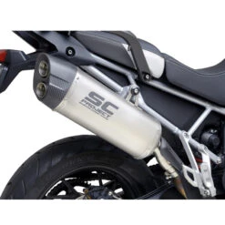 SC-Project T27-85T EURO 5 Adventure Slip-on Exhaust, Titanium For Triumph Tiger 900 '21-