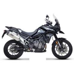SC-Project T27-85T EURO 5 Adventure Slip-on Exhaust, Titanium For Triumph Tiger 900 '21- -Arrow Shop sc project t27 85t adventure slip on exhaust image3