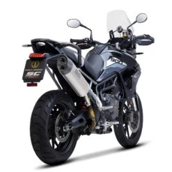 SC-Project T27-85T EURO 5 Adventure Slip-on Exhaust, Titanium For Triumph Tiger 900 '21- -Arrow Shop sc project t27 85t adventure slip on exhaust image5