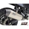 SC-Project Y28-122T X-plorer Slip-on Exhaust, Titanium For Yamaha Tenere 700 (2019-)