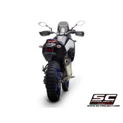 SC-Project Y28-93T SC1-R Slip-on Exhaust, Titanium For Yamaha Tenere 700 (2019-) -Arrow Shop sc project y28 93t sc1 r slip on exhaust titanium image4