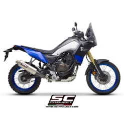 SC-Project Y28-T101T Rally Raid Slip-on Exhaust For Yamaha Tenere 700 (2019-) -Arrow Shop sc project y28 t101t rally raid slip on exhaust image5
