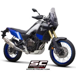 SC-Project Y28-T101T Rally Raid Slip-on Exhaust For Yamaha Tenere 700 (2019-) -Arrow Shop sc project y28 t101t rally raid slip on exhaust image6