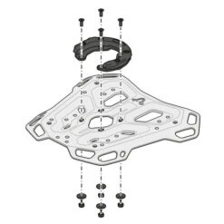 Sw-Motech GPT.01.070.19000/B Adventure-Rack For Honda XL750 Transalp (2022-) -Arrow Shop sw motech gpt 01 070 19000 b adventure rack image8