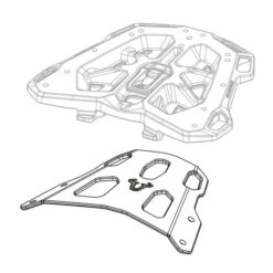 Sw-Motech GPT.01.808.16000/B Street-Rack, Black For Honda X-ADV '20- -Arrow Shop sw motech gpt 01 808 16000 b street rack black image4