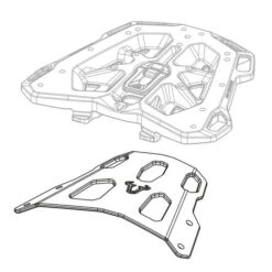 Sw-Motech GPT.01.841.16000/B Street-Rack, Black For Honda NC750X / XD '20- -Arrow Shop sw motech gpt 01 841 16000 b street rack black image4