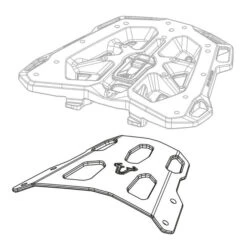 Sw-Motech GPT.01.889.16000/B Street-Rack, Black For Honda X-ADV (2016-2020) -Arrow Shop sw motech gpt 01 889 16000 b street rack black image4