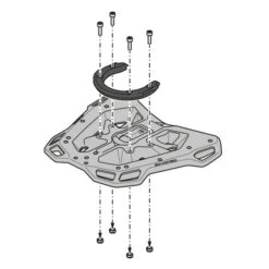 Sw-Motech GPT.01.889.16000/B Street-Rack, Black For Honda X-ADV (2016-2020) -Arrow Shop sw motech gpt 01 889 16000 b street rack black image8