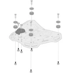 Sw-Motech GPT.01.950.19000/B Adventure-Rack Top Rack For Honda Africa Twin CRF1100L (2020-) -Arrow Shop sw motech gpt 01 950 19000 b adventure rack top image3