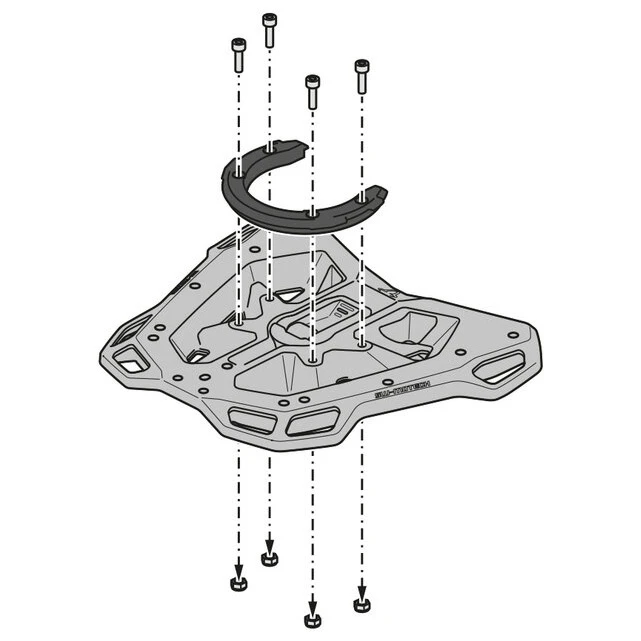 Sw-Motech GPT.05.876.16001/B Street-Rack For Suzuki DL650 V-Strom (2017-) 8 Sw-Motech GPT.05.876.16001/B Street-Rack For Suzuki DL650 V-Strom (2017-) - Image 8
