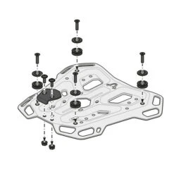 Sw-Motech GPT.08.990.19000/B Adventure-Rack For Kawasaki KLR650 (2022-) -Arrow Shop sw motech gpt 08 990 19000 b adventure rack image4