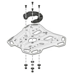Sw-Motech GPT0162219000B Adventure-Rack For Honda CRF1000L Africa Twin (2016-2019) -Arrow Shop sw motech gpt0162219000b adventure rack image7
