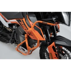 Sw-Motech SBL.04.521.10100/EB Upper Crash Bars, Orange For KTM 790/890 Adventure / R (2019-) -Arrow Shop sw motech sbl 04 521 10100 eb upper crash bars image3